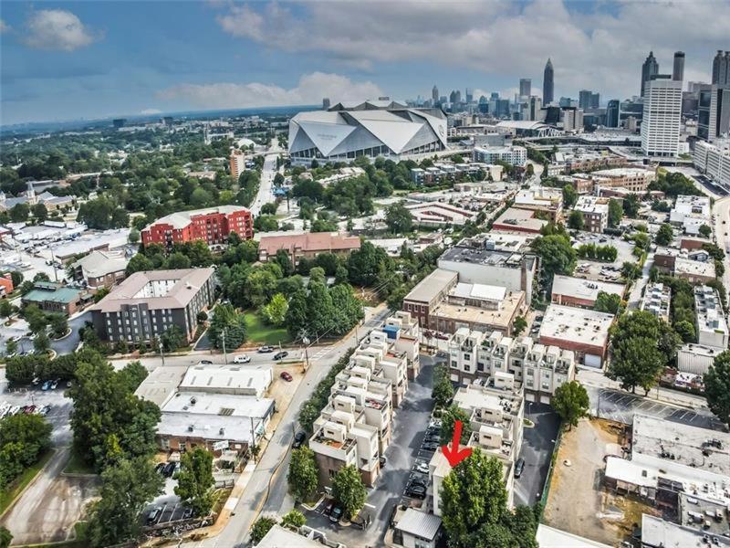 Trendy Castleberry Hill Condo- Walk To Mercedes Benz/ All Downtown Attractions Atlanta Exteriör bild